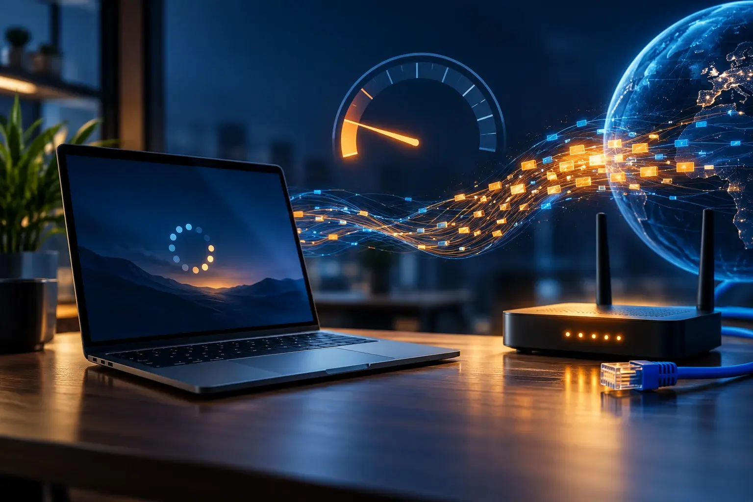 Trage internetverbinding meten en onderzoeken