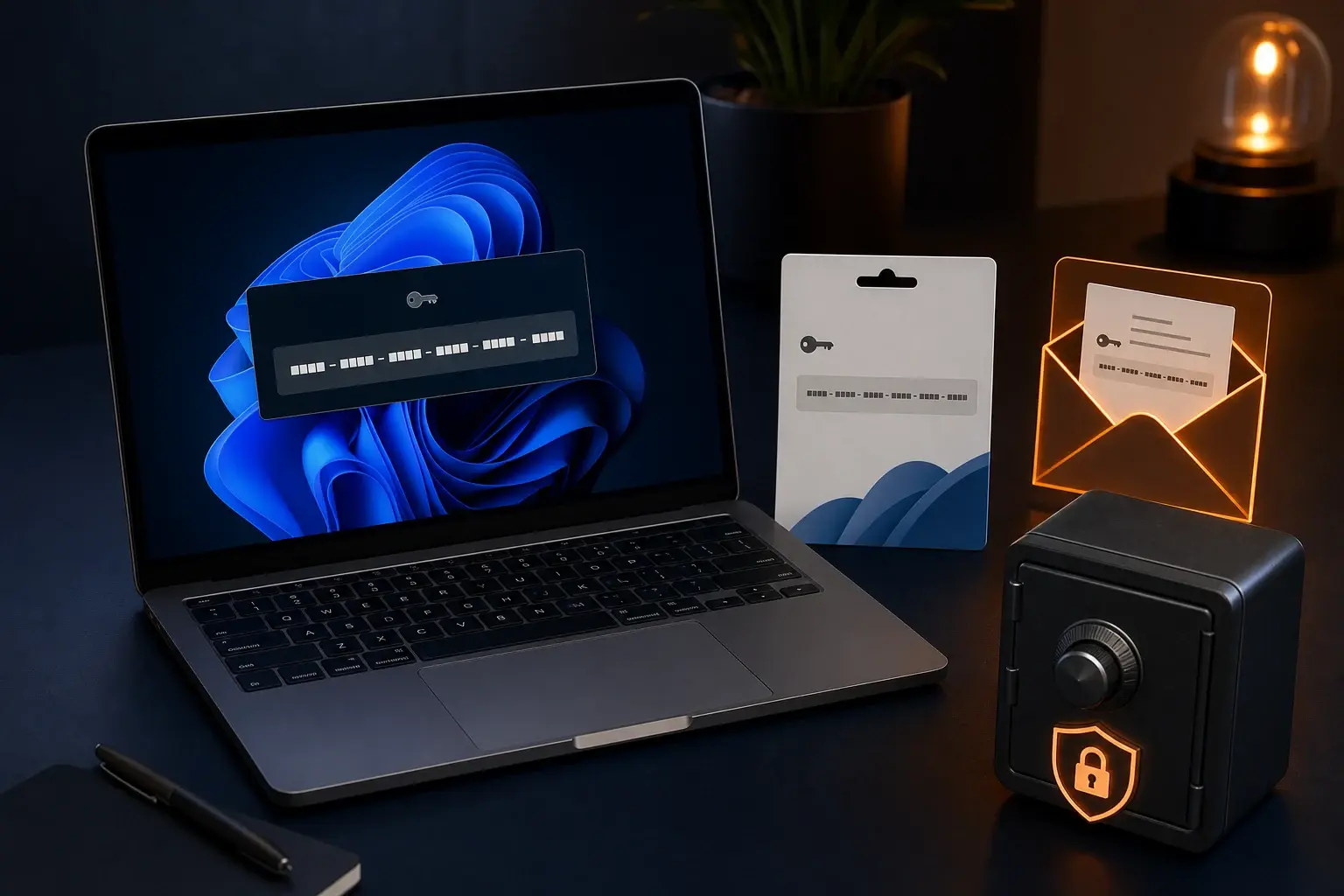 Waar vindt u uw Windows-productcode?