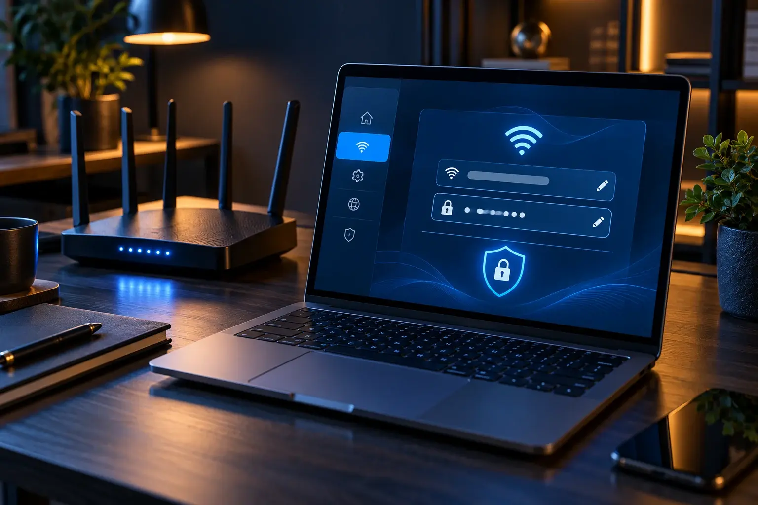 Wifi-naam en wachtwoord veilig aanpassen in routerinstellingen